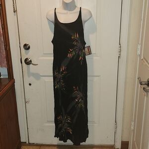Tropical Batik Vintage Dress O/S NWT